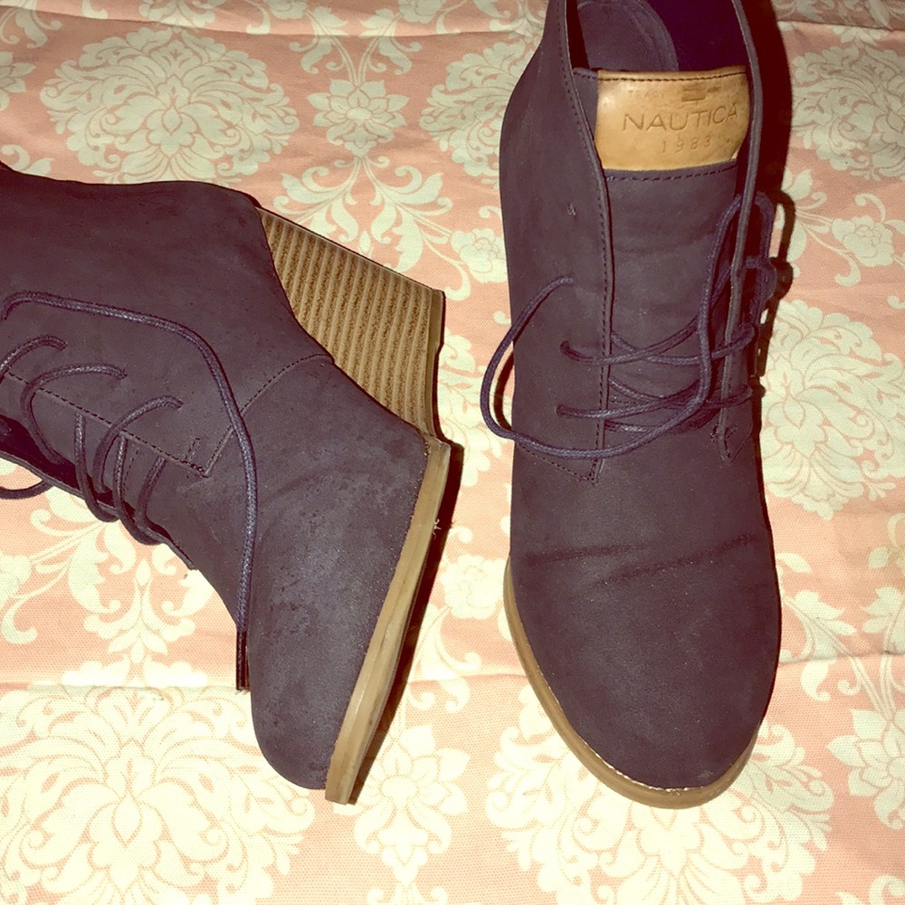 Náutica wedged Boots